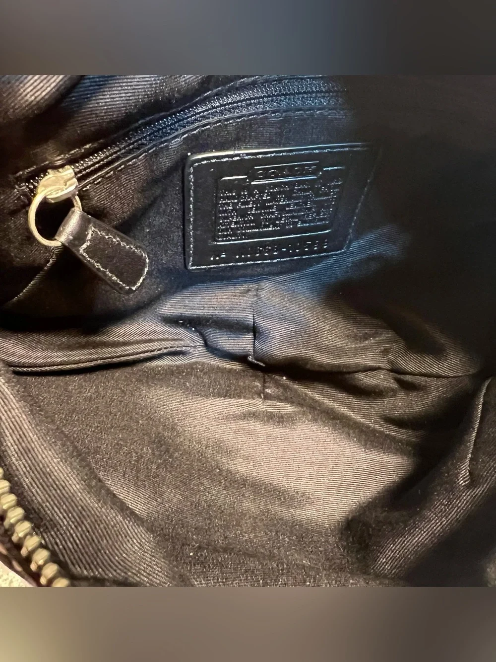 Coach Classic Soho Hobo Bag Black Y2K Vintage